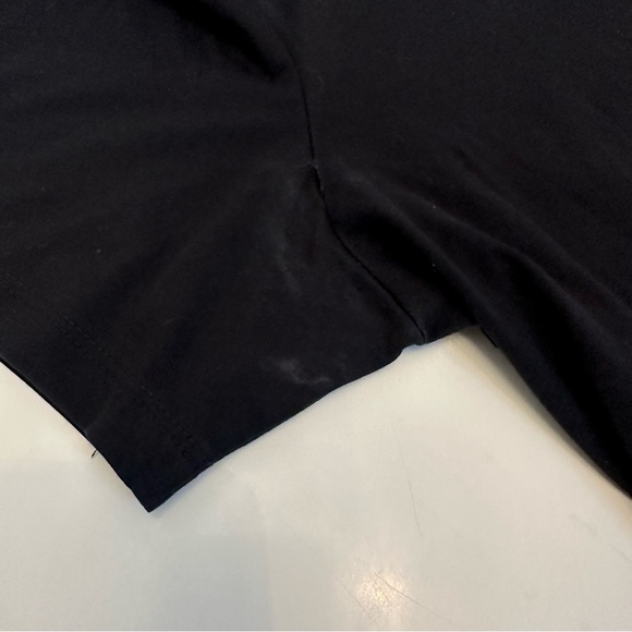 Cuts Shirt Mens Large Black Pyca Pro Elongated Athletic Short Sleeve Tee - Picture 6 of 8